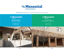 Tablet Screenshot of manantialghumano.com.ar